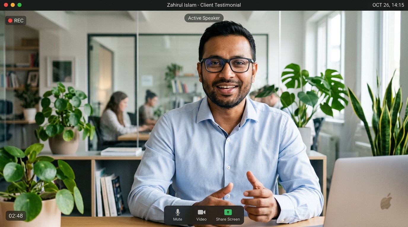 Zahirul Islam (জহিরুল ইসলাম) Client Video
